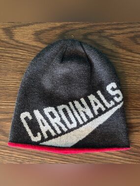 Louisville Cardinals Reversible Knit Beanie Hat - Gray & Red